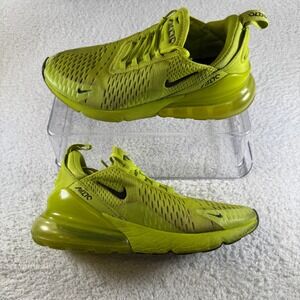 Nike Air Max 270 Atomic Green Black Women's Shoes Size 8.5 Sneakers Lace Up